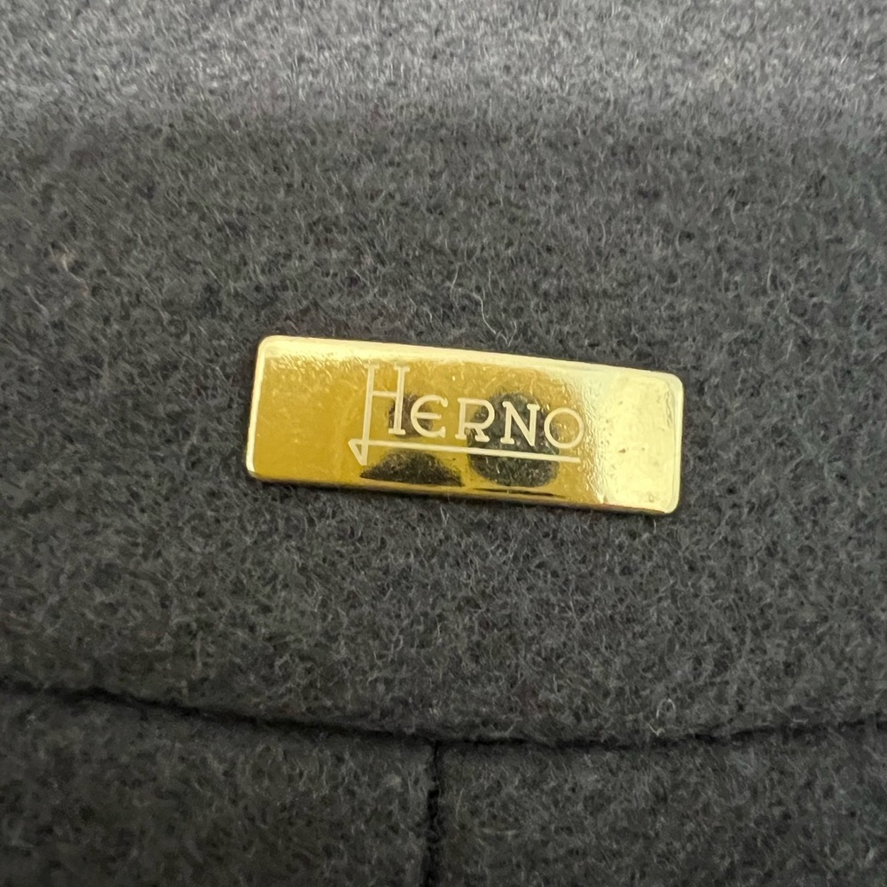 HERNO COAT IN LUXURY WOOL AND NYLON - Picture 8 of 12